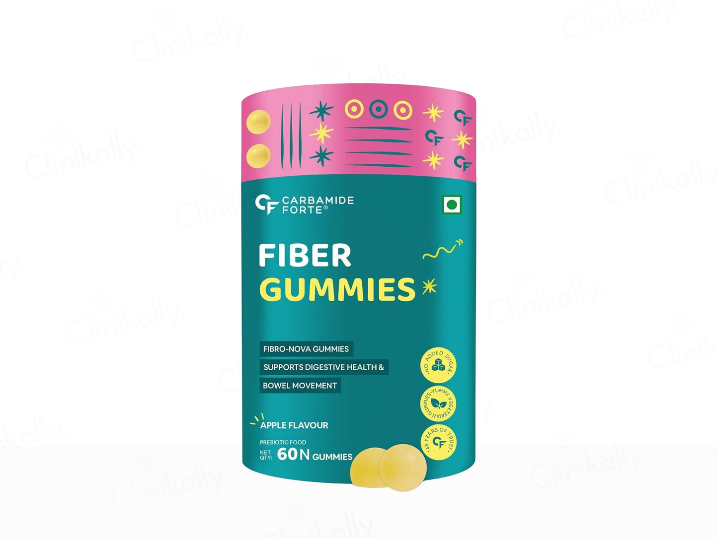 Carbamide Forte Fiber Gummies - Apple Flavour