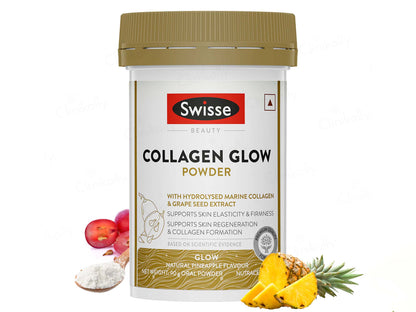 Swisse Beauty Collagen Glow Powder - Natural Pineapple Flavour