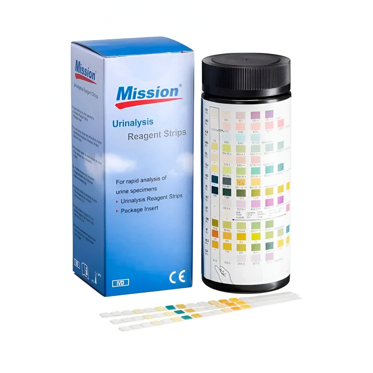 Mission Urine Strip 10P - Pack of 100 Strips